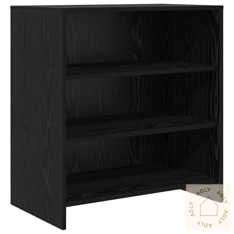 Serviesskap 2 Pcs Svart Eik 70 X 41 X 75 Cm Konstruert Tre