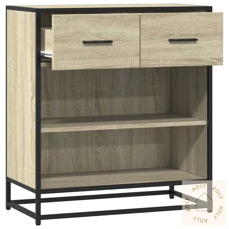 Skjenk Sonoma Eik 68X35X76 Cm Konstruert Tre