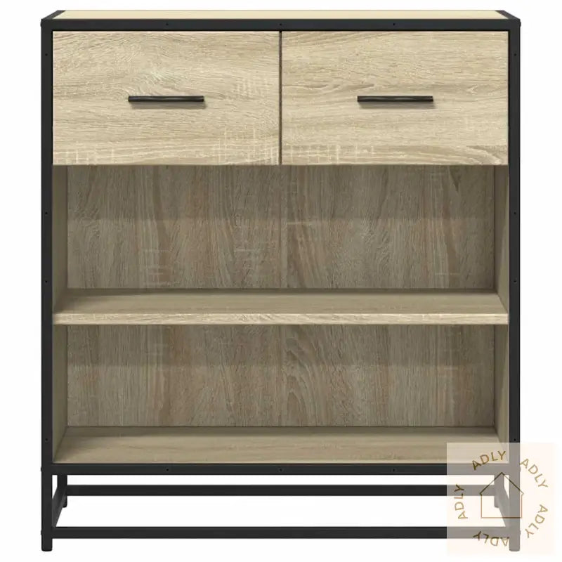 Skjenk Sonoma Eik 68X35X76 Cm Konstruert Tre