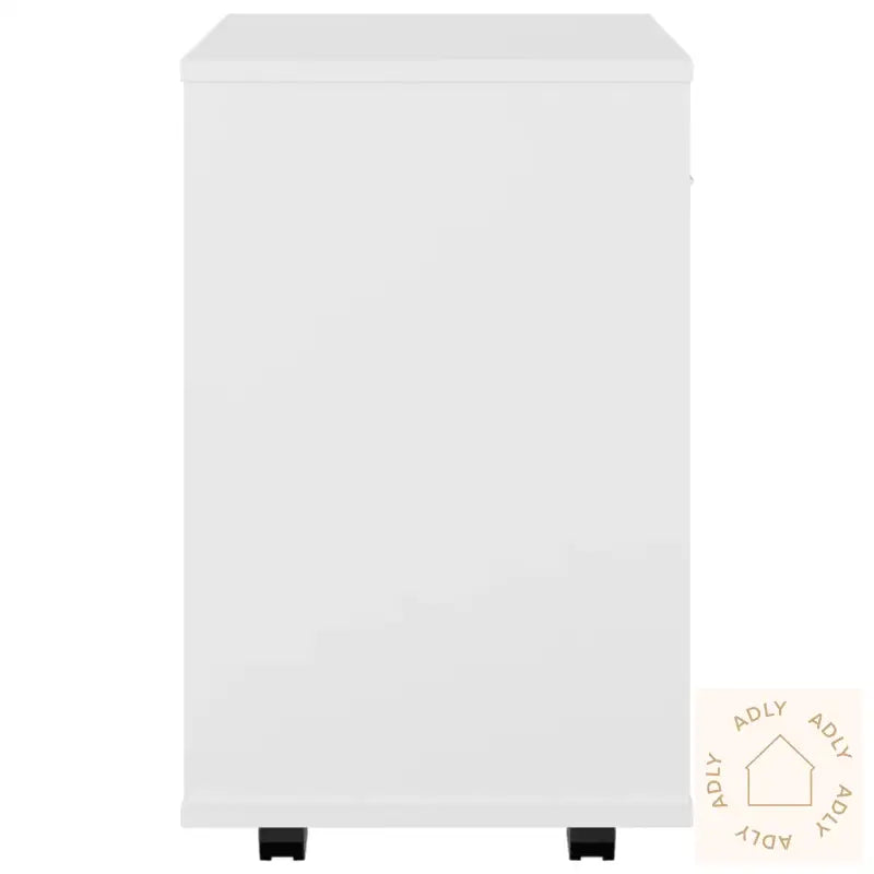 Rulleskap Hvit 46X36X59 Cm Konstruert Tre