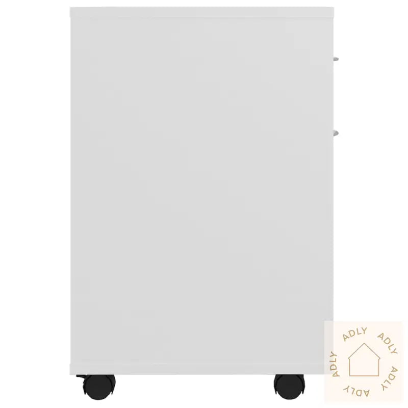 Rulleskap Hvit 45X38X54 Cm Konstruert Tre