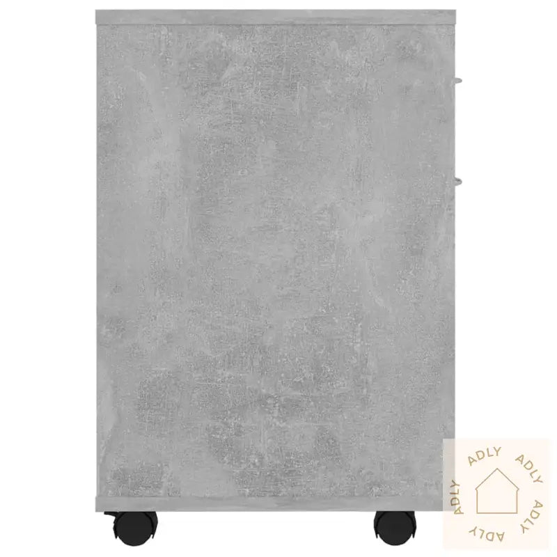 Rulleskap Betonggrå 45X38X54 Cm Konstruert Tre