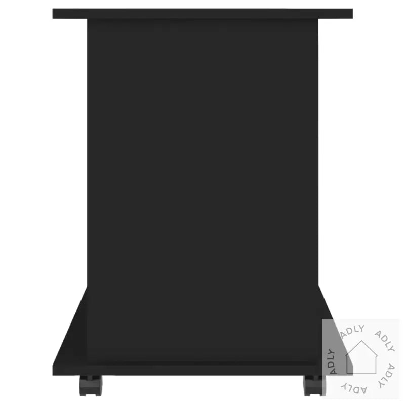 Rulleskap Svart 60X45X60 Cm Konstruert Tre