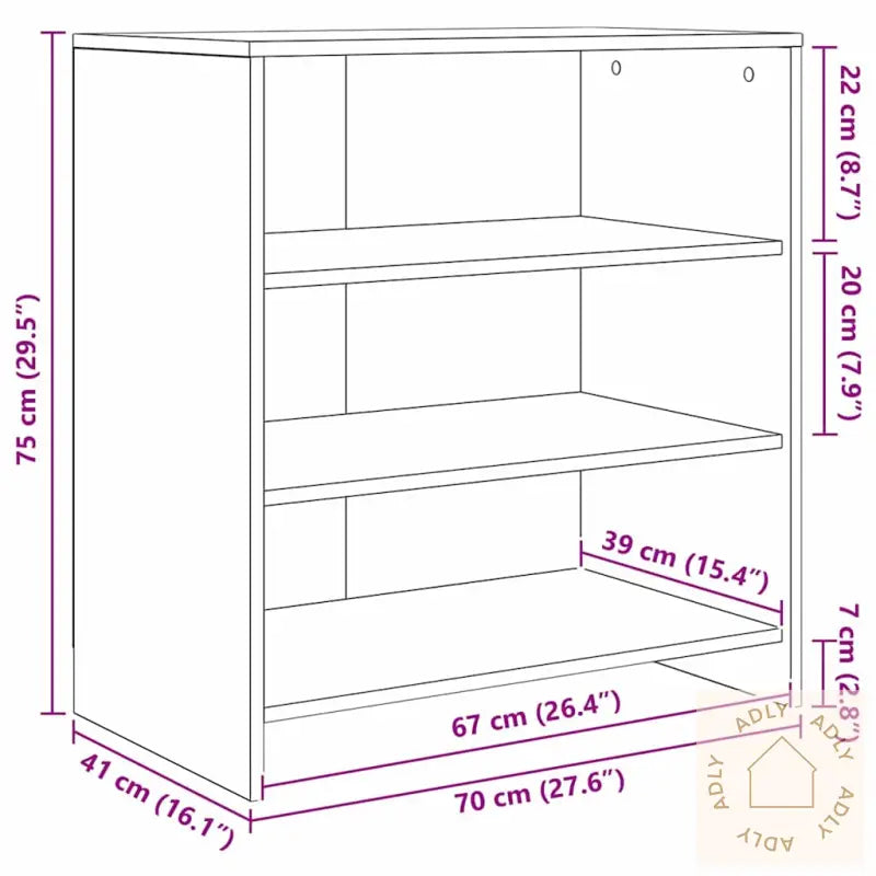 Serviesskap 2 Pcs Gammelt Tre 70 X 41 X 75 Cm Konstruert Tre