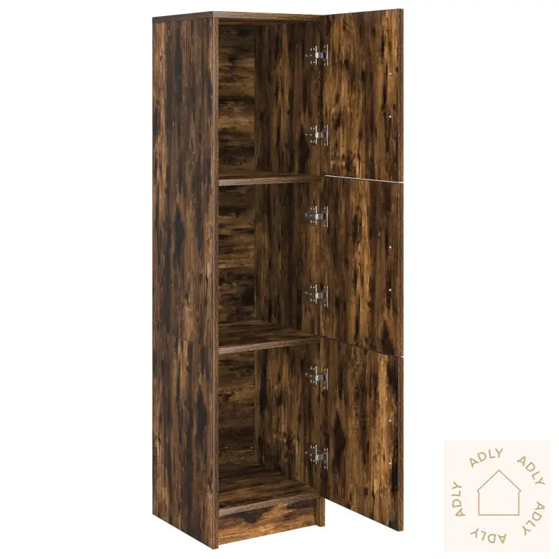 Røkt Eik Sideboard Røkt Eik Tre Stor Røkt Eik Sideboard