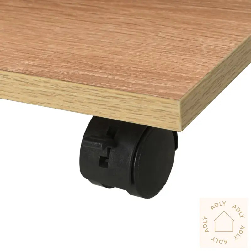 Rullende Hylle 50X35X42 Cm Eik
