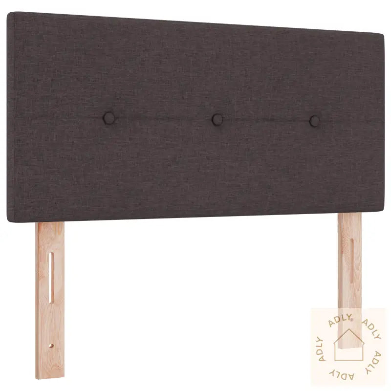 Hodegavl Med Knapper Dyp Brun 80 Cm Stoff