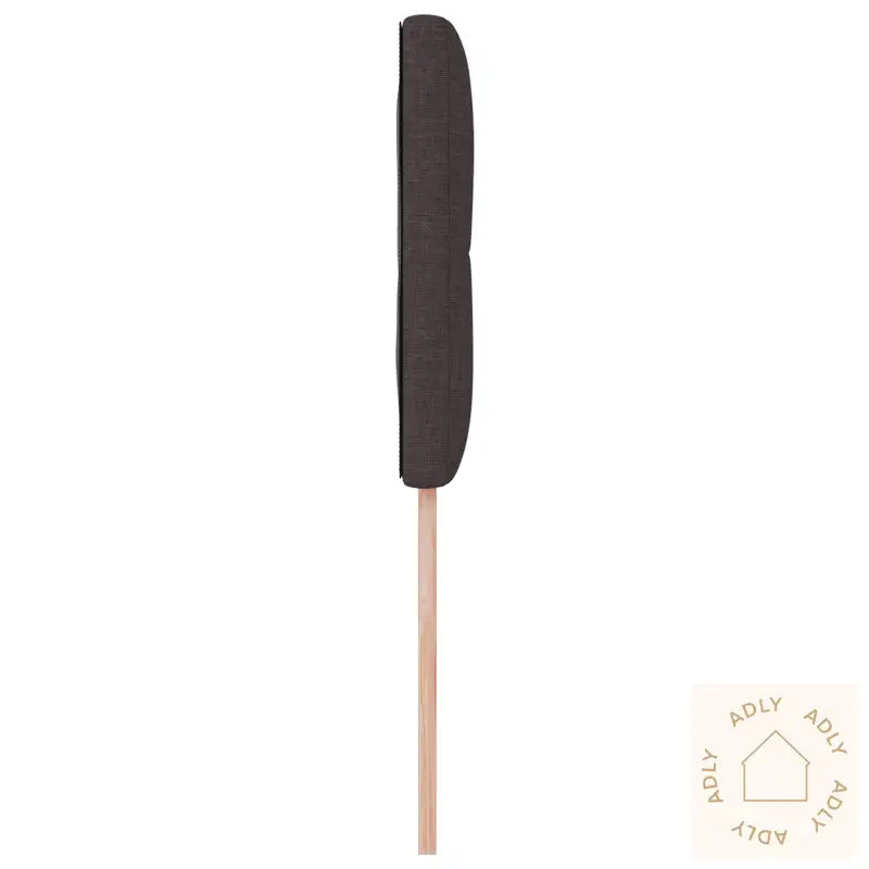 Hodegavl Med Knapper Dyp Brun 80 Cm Stoff