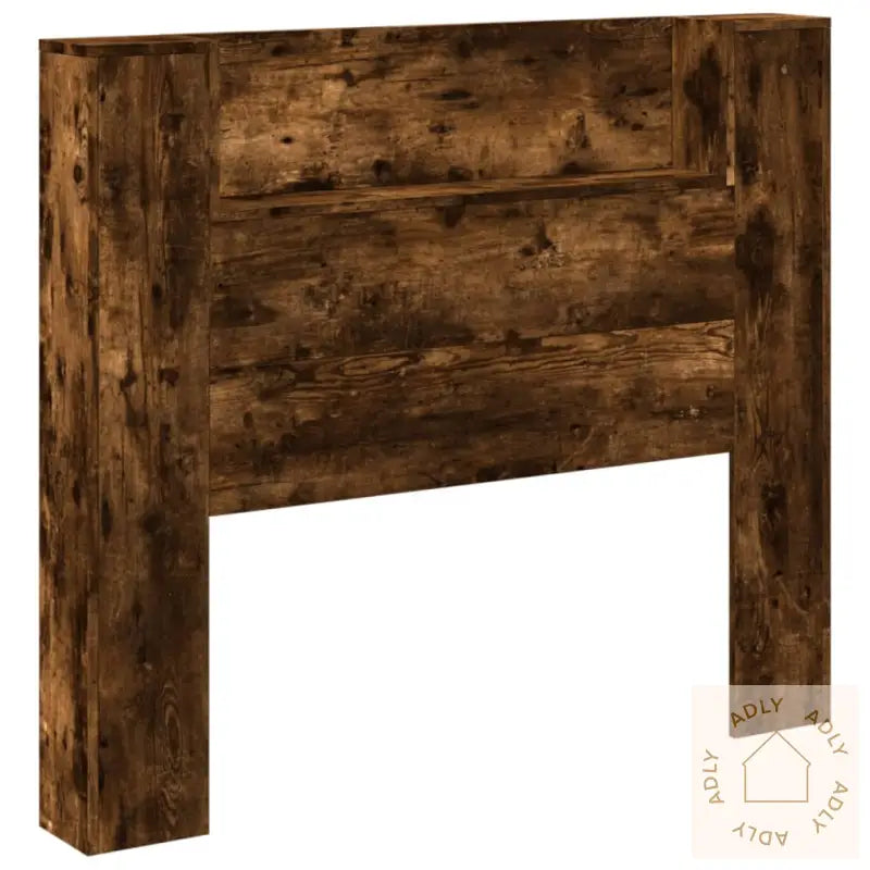Hodegavl Skap Med Led Røkt Eik 120X16,5X103,5 Cm