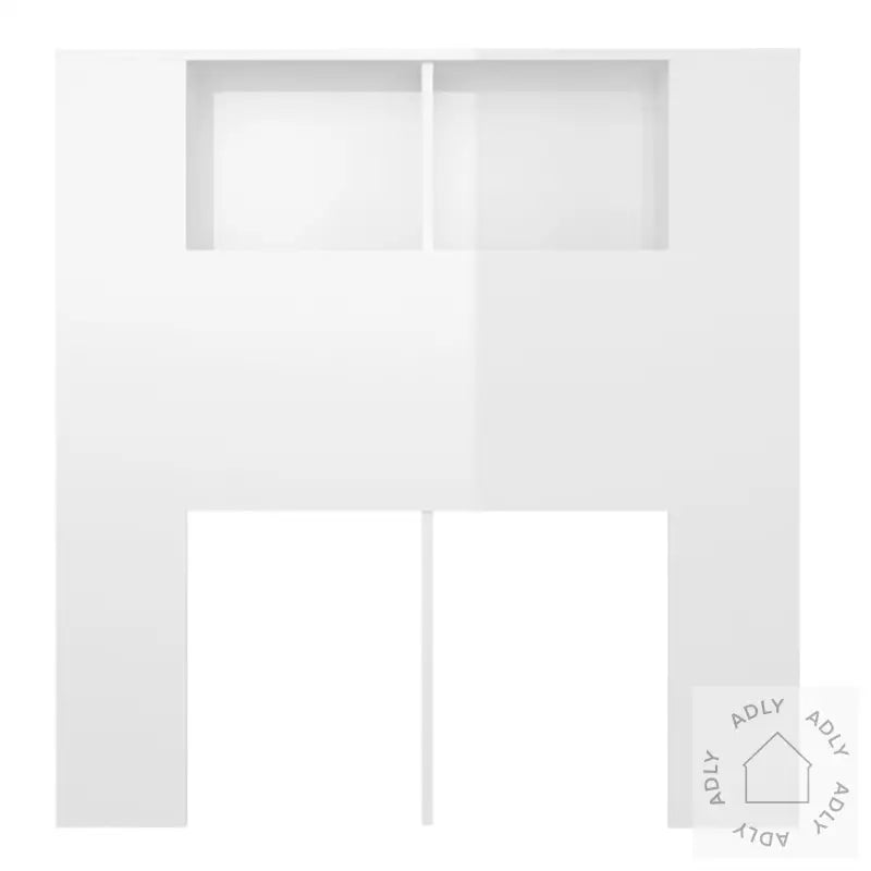 Sengegavlskap Høyglans Hvit 100X18,5X104,5 Cm