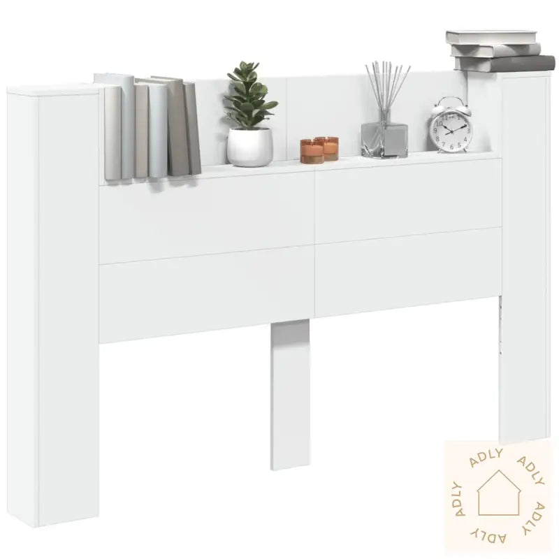 Hodegavl Skap Med Led Hvit 160X16,5X103,5 Cm