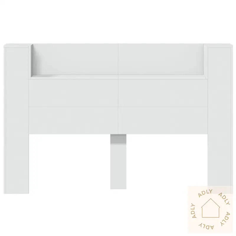Hodegavl Skap Med Led Hvit 160X16,5X103,5 Cm