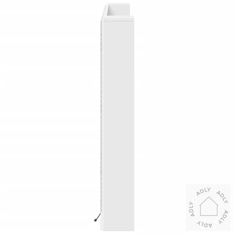 Hodegavl Skap Med Led Hvit 160X16,5X103,5 Cm