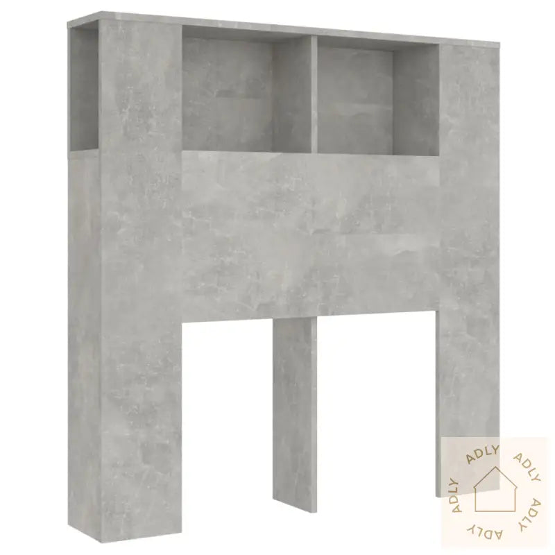 Sengegavlskap Betonggrå 100X18,5X104,5 Cm
