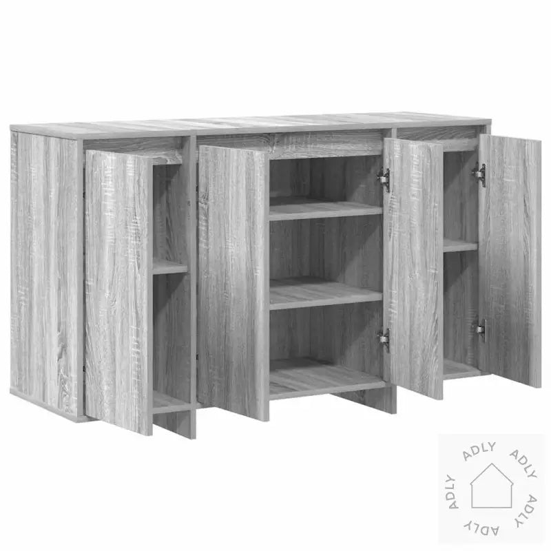 Servise Skap Grå Sonoma Ingeniørtre 120 X 41 X 75 Cm