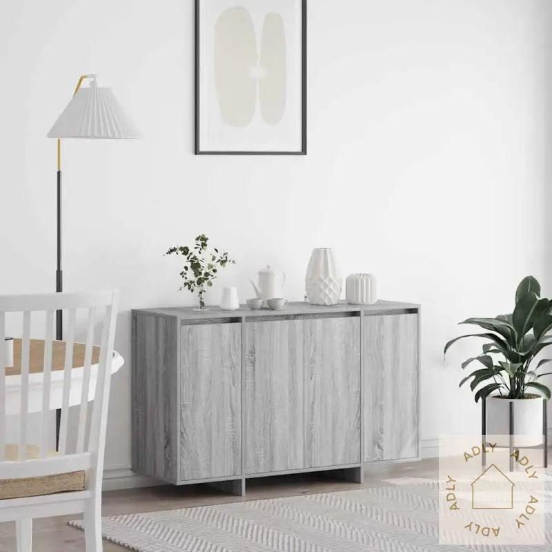 Servise Skap Grå Sonoma Ingeniørtre 120 X 41 X 75 Cm