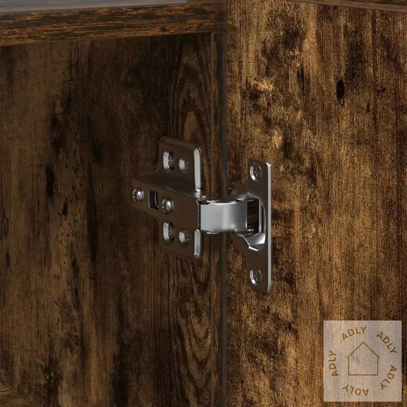 Sideboard Røyket Eik Konstruert Tre 116 X 30 X 75 Cm