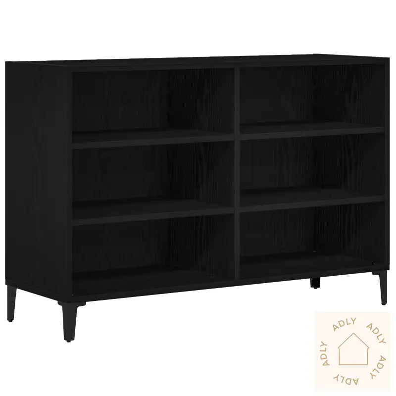 Sideboard I Svart Eik 103,5X35X70 Cm Laget Av Tre