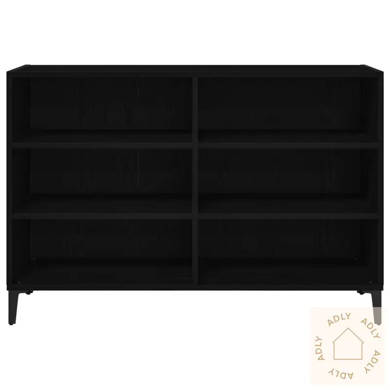 Sideboard I Svart Eik 103,5X35X70 Cm Laget Av Tre