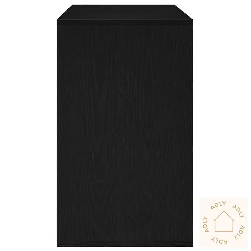 Sideboard Svart Eik 120X41X75 Cm Konstruert Tre