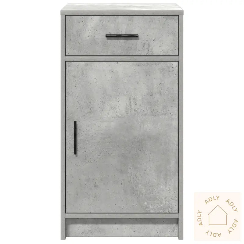 Sideboard Betonggrå 40X41X75 Cm Konstruert Tre