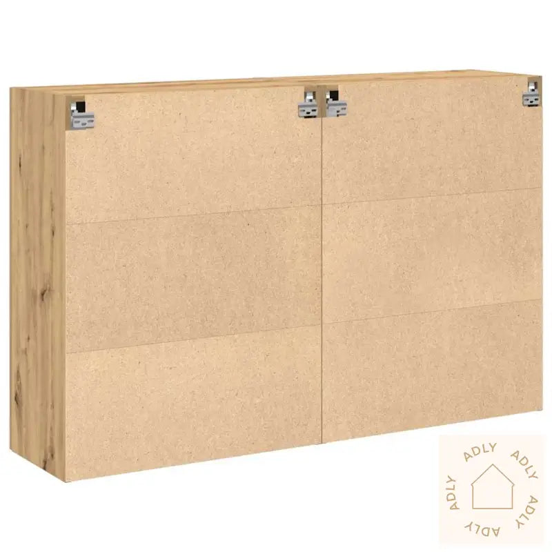 Vegghengteskap 2 Stk Artisan Eik 69,5 X 34 X 90 Cm - Laget Av Ingeniørtre.