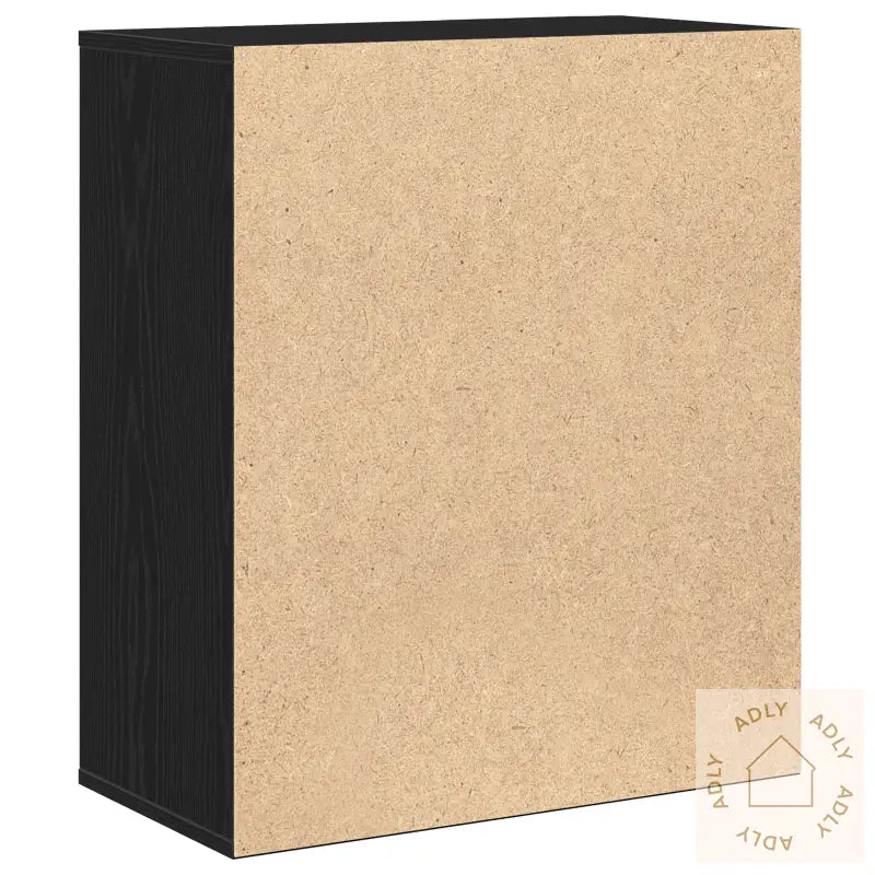 Serviesskap Med Skuff Med Hylle Svart Eik 60 X 31 X 70 Cm Konstruert Tre