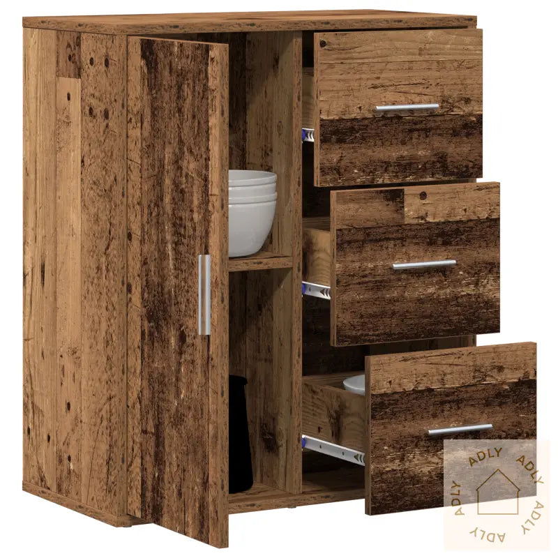 Serviesskap Gammelt Tre 60 X 31 X 70 Cm Konstruert Tre