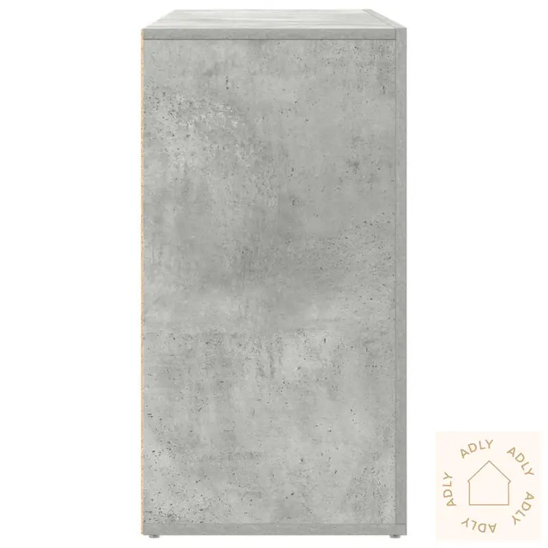 Skap Betonggrå Konstruert Tre 120 X 36 X 69 Cm Oppbevaring