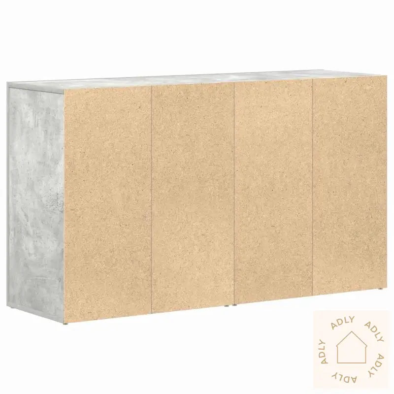 Skap Betonggrå Konstruert Tre 120 X 36 X 69 Cm Oppbevaring