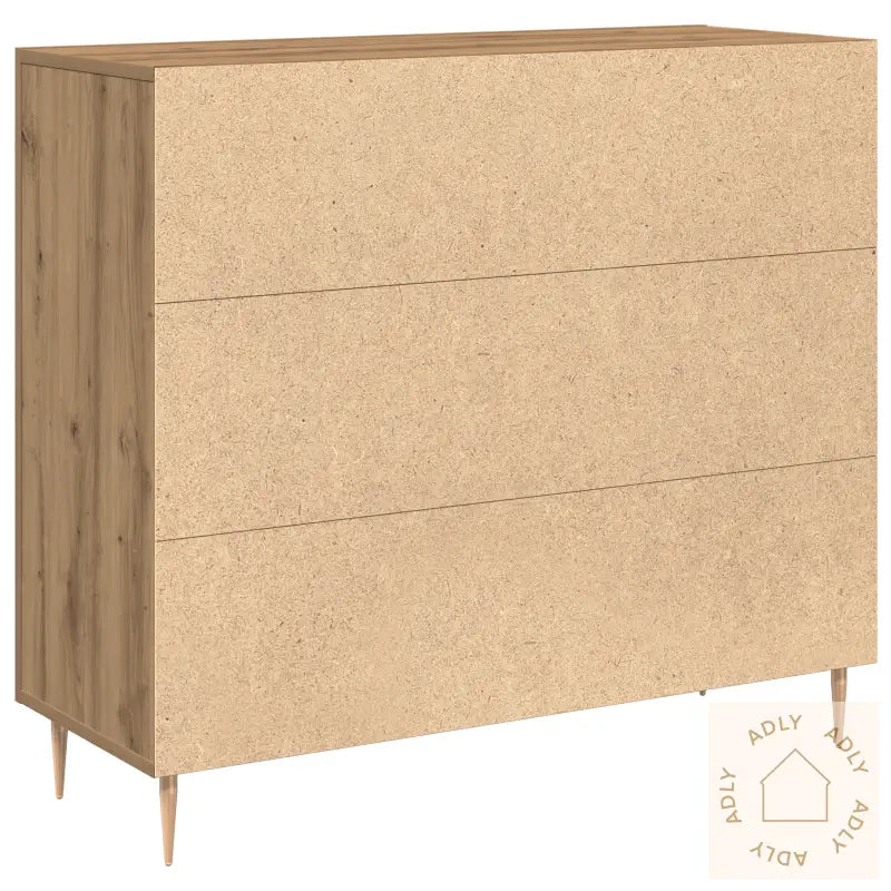 Sideboard Artisan Eik 90X34X80 Cm Konstruert Tre