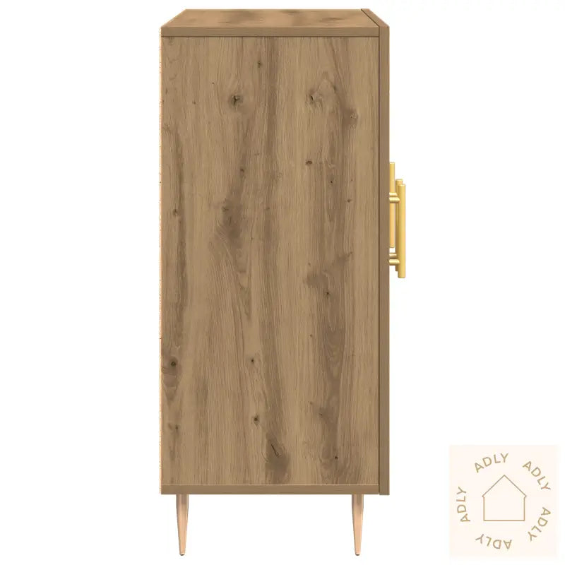Sideboard Artisan Eik 90X34X80 Cm Konstruert Tre