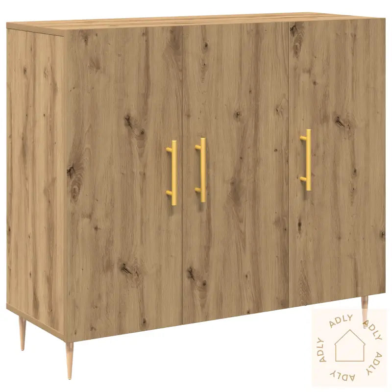 Sideboard Artisan Eik 90X34X80 Cm Konstruert Tre