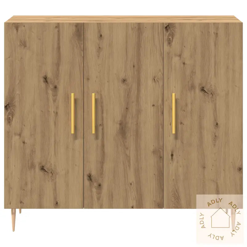 Sideboard Artisan Eik 90X34X80 Cm Konstruert Tre