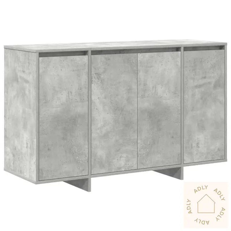 Betonggrått Skap Betonggrå Konstruert Tre 120 X 41 X 75 Cm