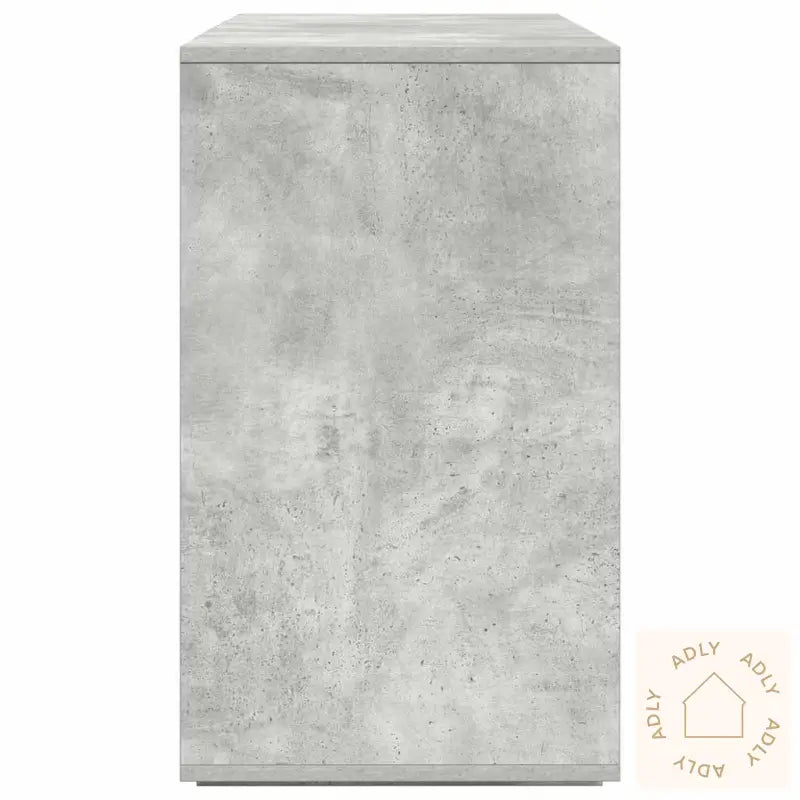 Betonggrått Skap Betonggrå Konstruert Tre 120 X 41 X 75 Cm