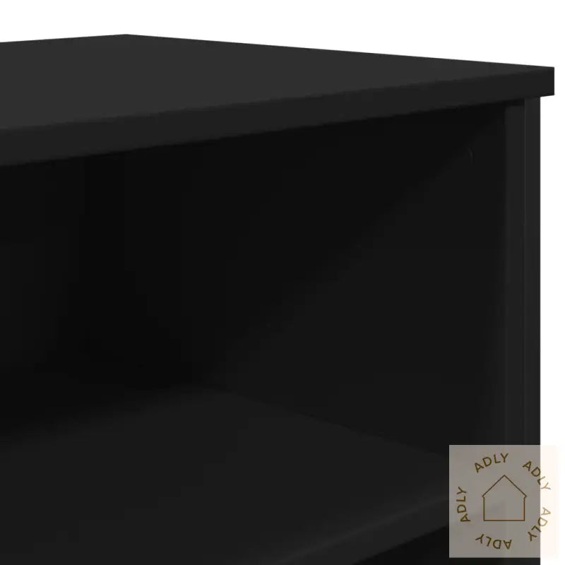 Skjenk Svart 101X35,5X74,5 Cm Konstruert Tre