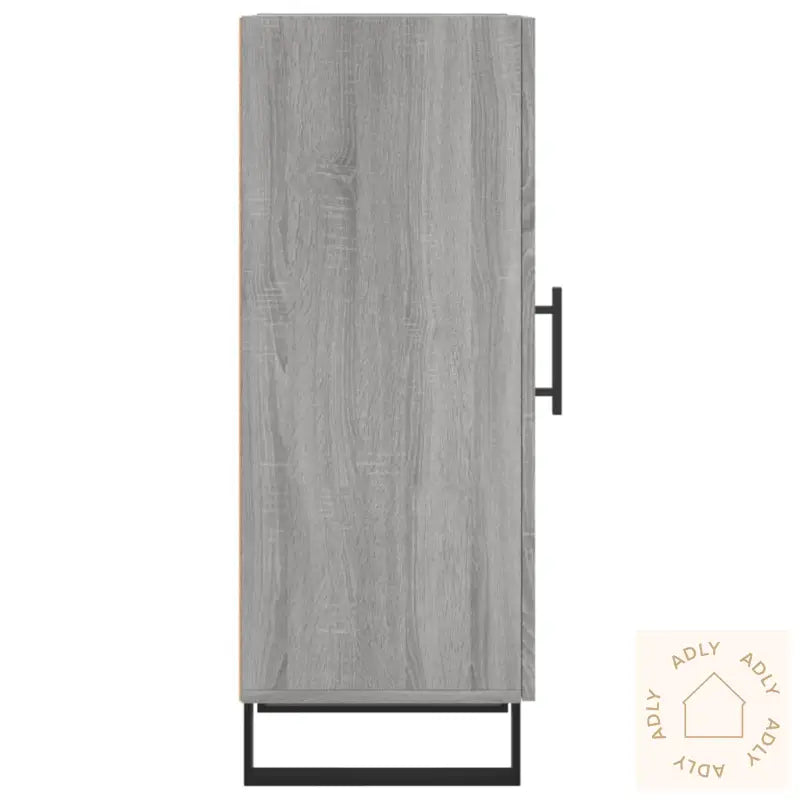 Skjenk Grå Sonoma 34,5X34X90 Cm Konstruert Tre