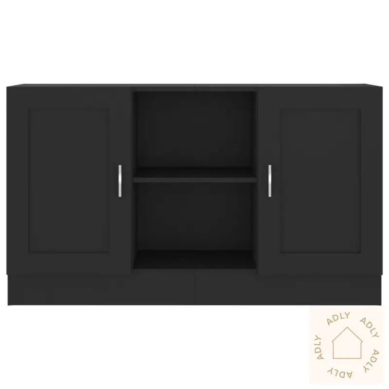 Skjenk Svart 120X30,5X70 Cm Konstruert Tre