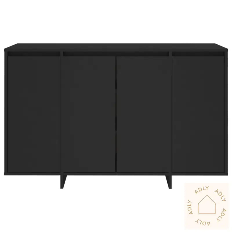 Skjenk Svart 120X41X75 Cm Konstruert Tre