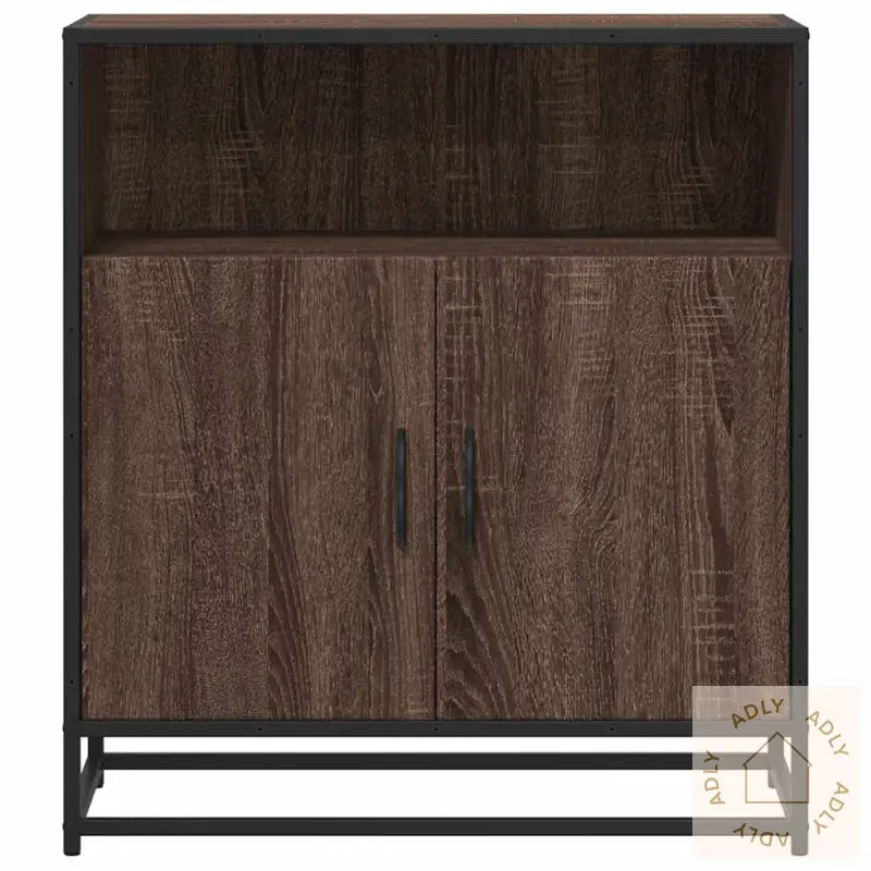 Skjenk Brun Eik 68X35X76 Cm Konstruert Tre