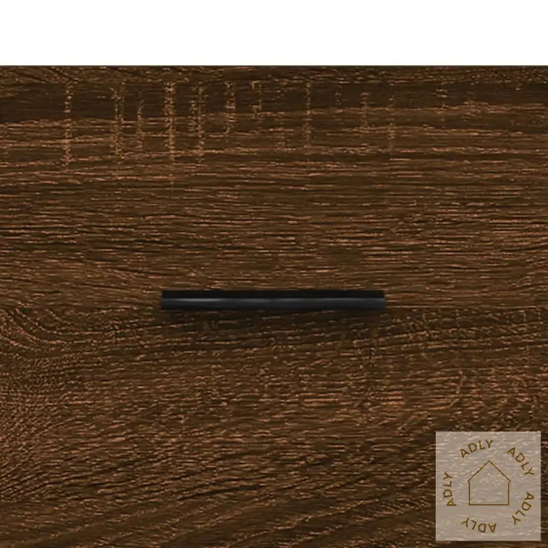 Skjenk Brun Eik 34,5X34X90 Cm Konstruert Tre