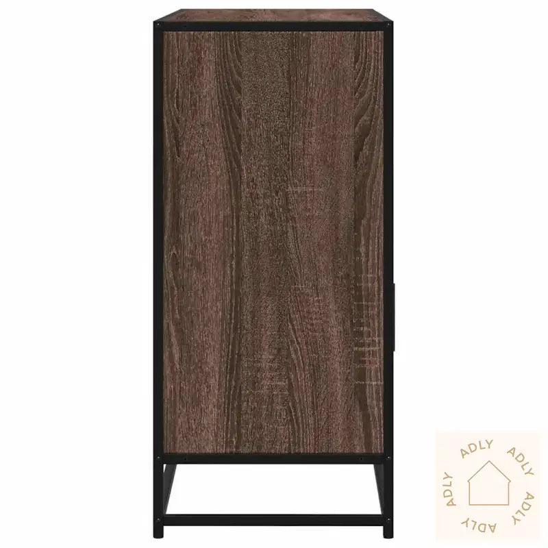 Skjenk Brun Eik 100X35X76 Cm Konstruert Tre