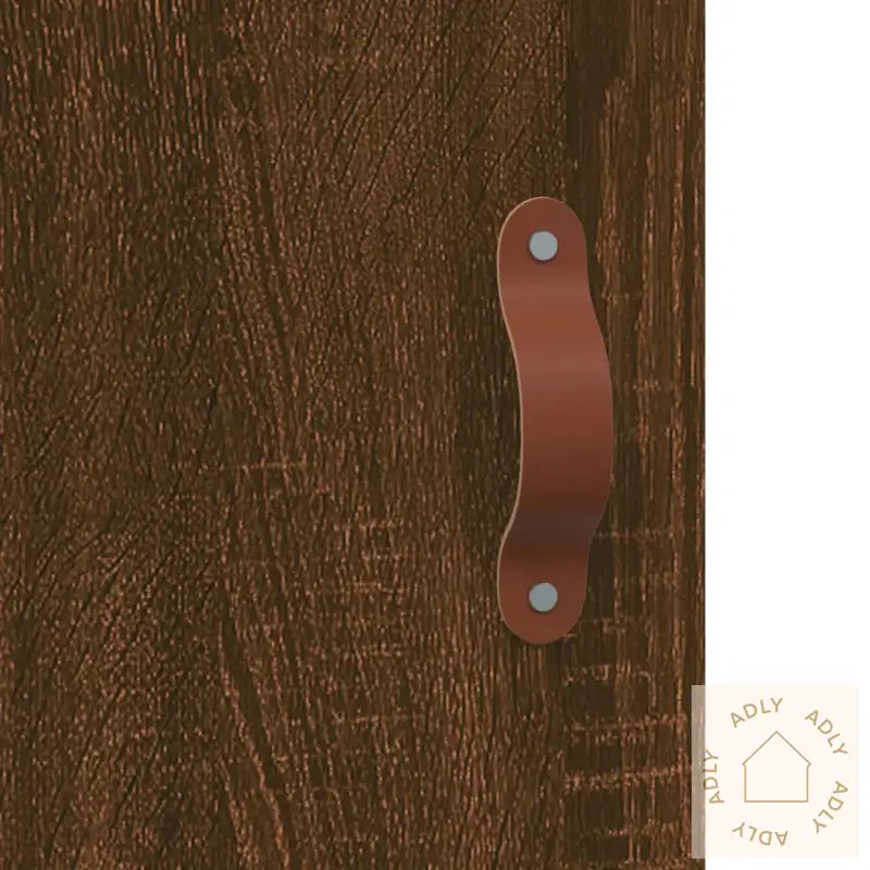 Skjenk Brun Eik 100X36X60 Cm Konstruert Tre