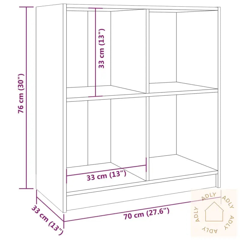Skjenk Hvit 70X33X76 Cm Heltre Furu