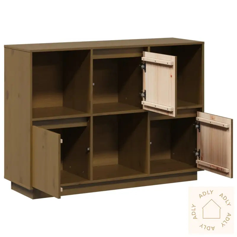 Skjenk Honningbrun 110,5X35X80 Cm Heltre Furu