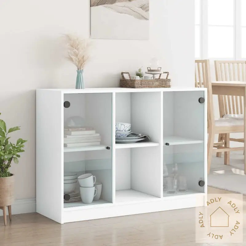 Skjenk Hvit 102X37X75,5 Cm Konstruert Tre
