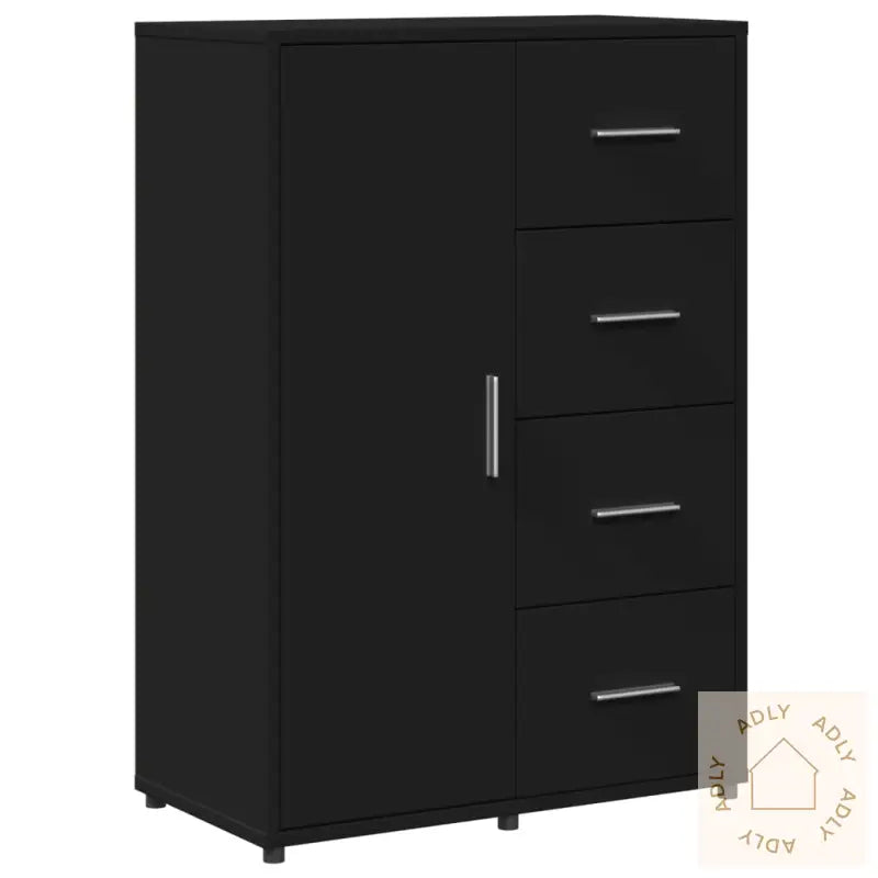 Skjenk Svart 60X31X84 Cm Konstruert Tre