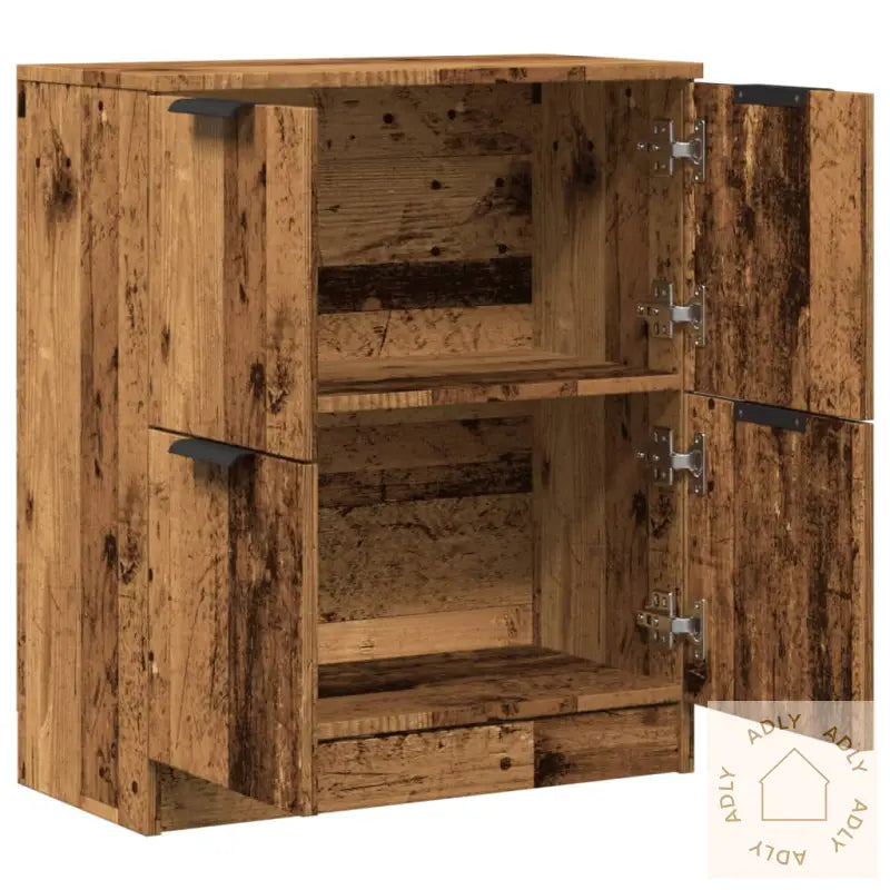 Skjenk Gammelt Tre 60X30X70 Cm Konstruert Tre