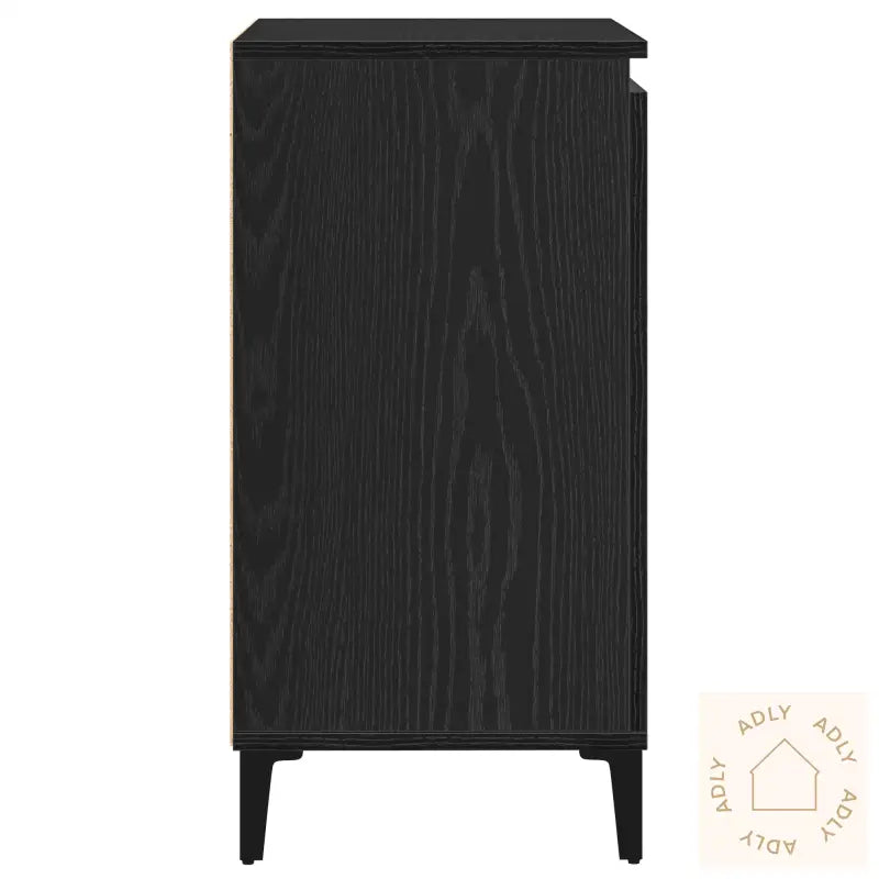 Sideboard I Svart Eik 60X35X70 Cm Laget Av Ingeniørtre